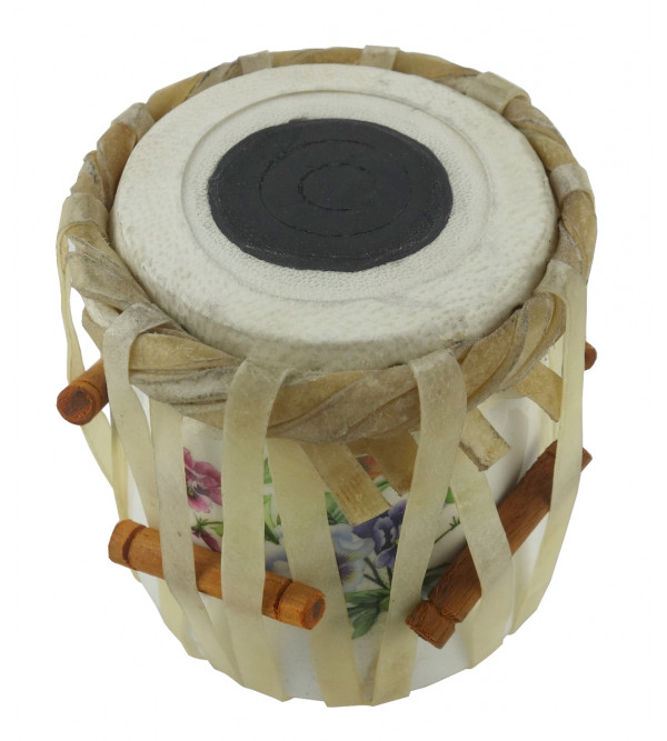 HANDICRAFT MUSICAL INSTRUMENT TABLA PAIR WOODEN 4 INCH