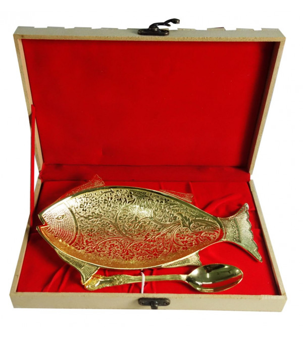 Brasss Gp Fish Dish 8 Inch W-360 G Mic0.035 to 0.040 Wb117