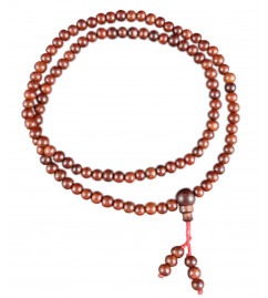 Red Sandalwood Handcrafted Rosary ( Japmala )
