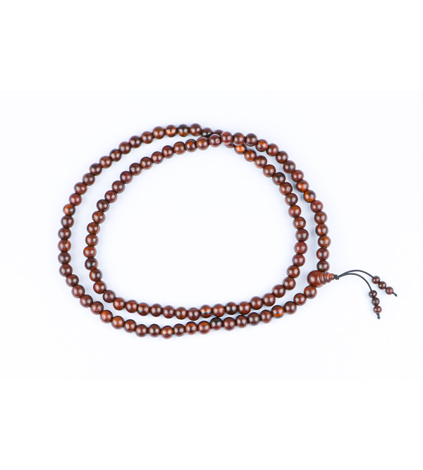 Red Sandal Japmala 108 Bead 10 MM 