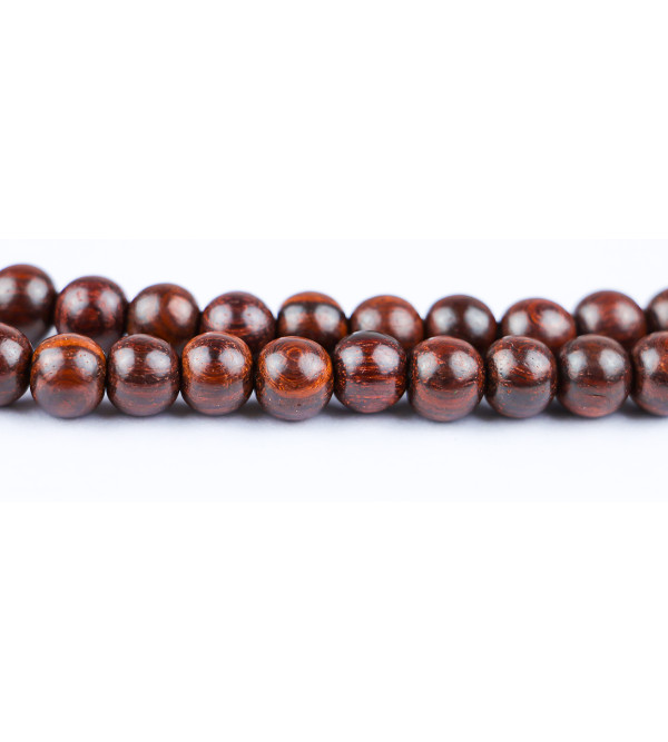 Red Sandalwood Japmala A-Grade – 10 MM (108 Beads)