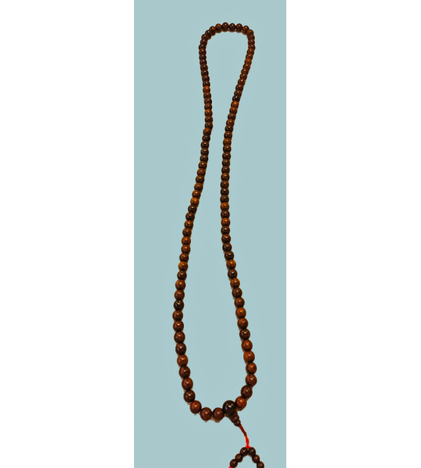 Red Sandalwood Handcrafted Rosary ( Japmala )