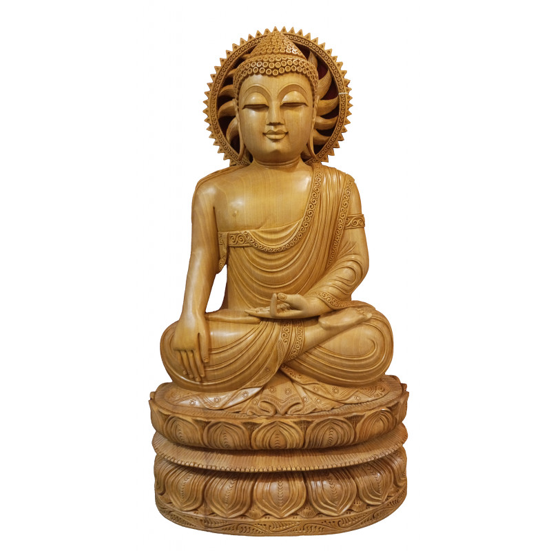 Kadamwood Sitting Buddha 