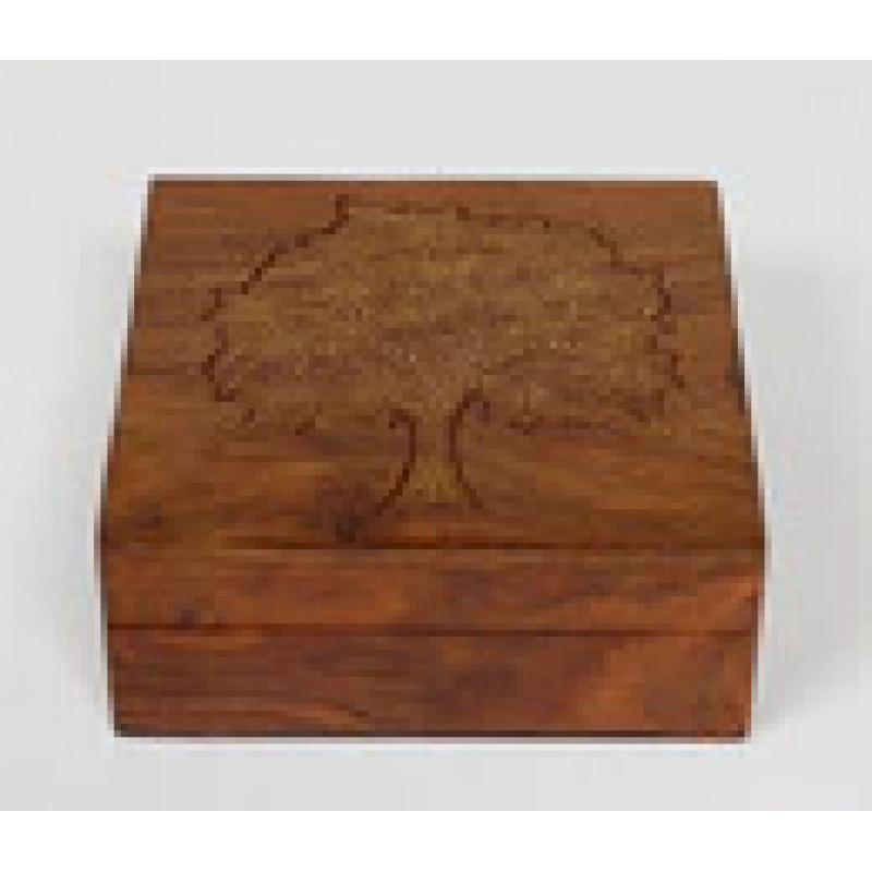 Sheesham wood tree of life box