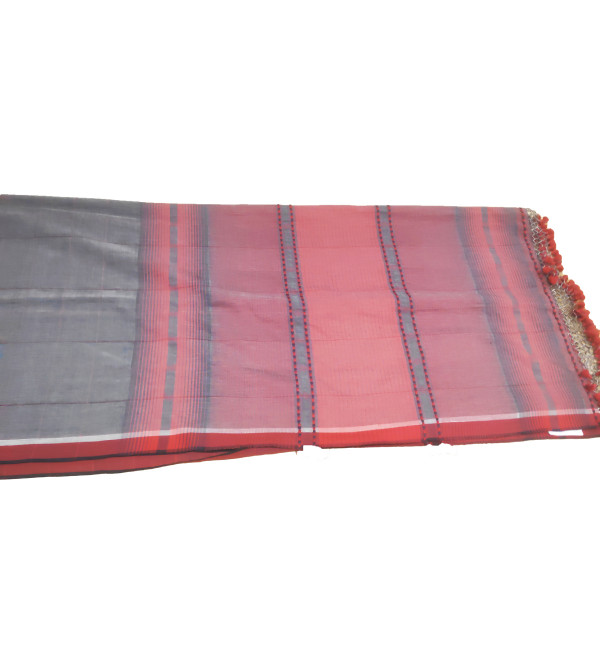 Assorted Cotton Hand woven Saree without Blouse