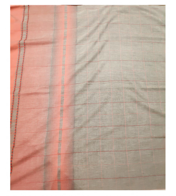 Assorted Cotton Hand woven Saree without Blouse