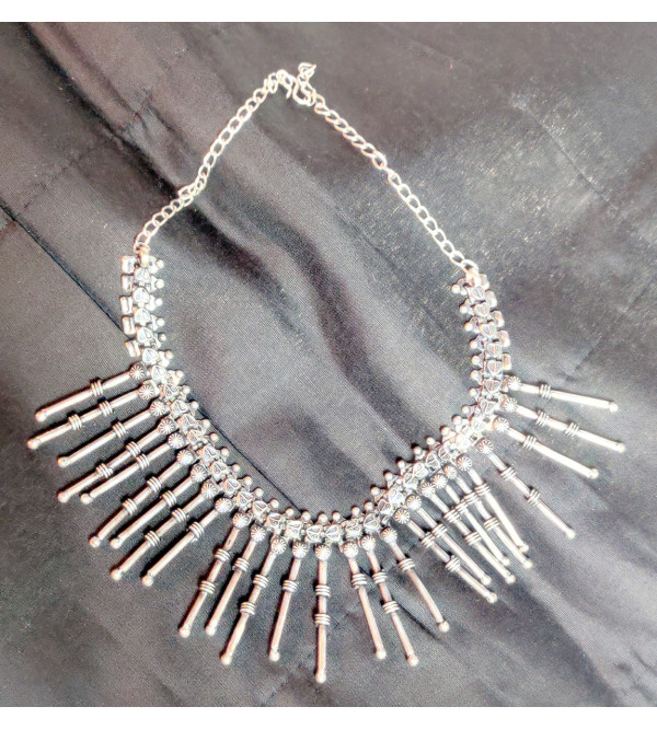 White Metal Necklace