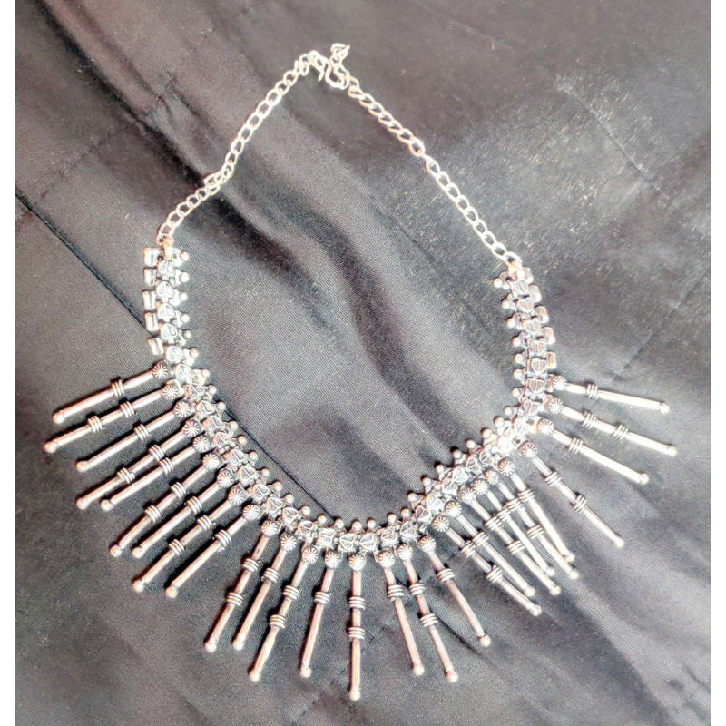 White Metal Necklace