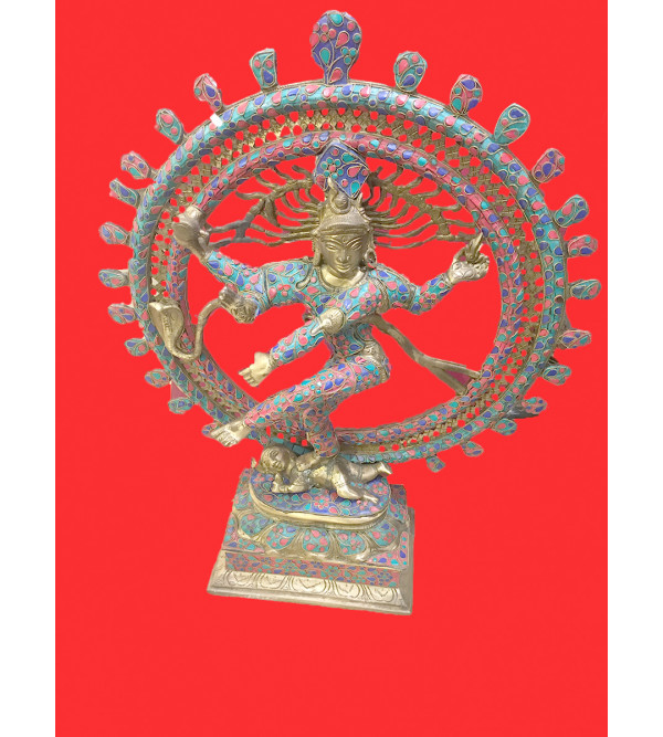 Natraj Handcrafted In Brass Size 2x19x6 Inches